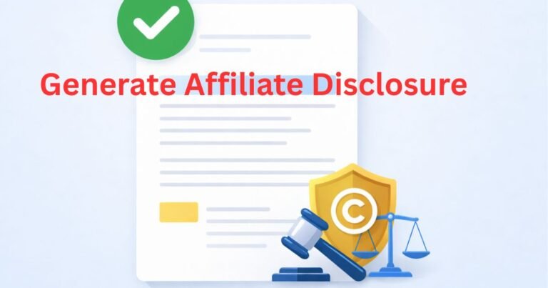 Free Affiliate Disclosure Generator