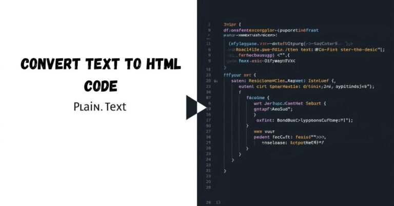 text to html converter